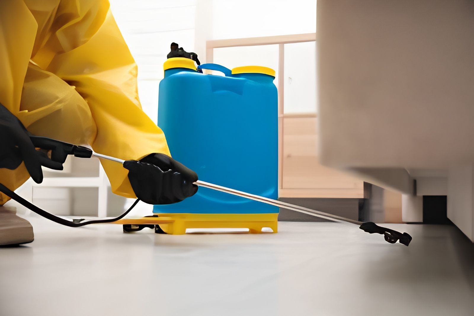 HPCI certified herbal pest control technicians performing safe eco-friendly treatment